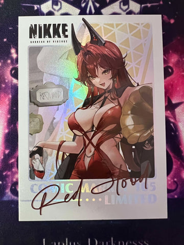 Red hood Cheki card Comic market 105 limited