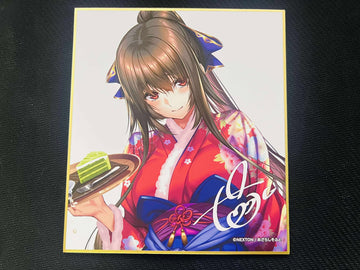 Signed Mini Shikishi Yuuhi Kurohime