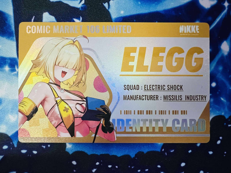 NIKKE Comic market 106 limited card Elegg