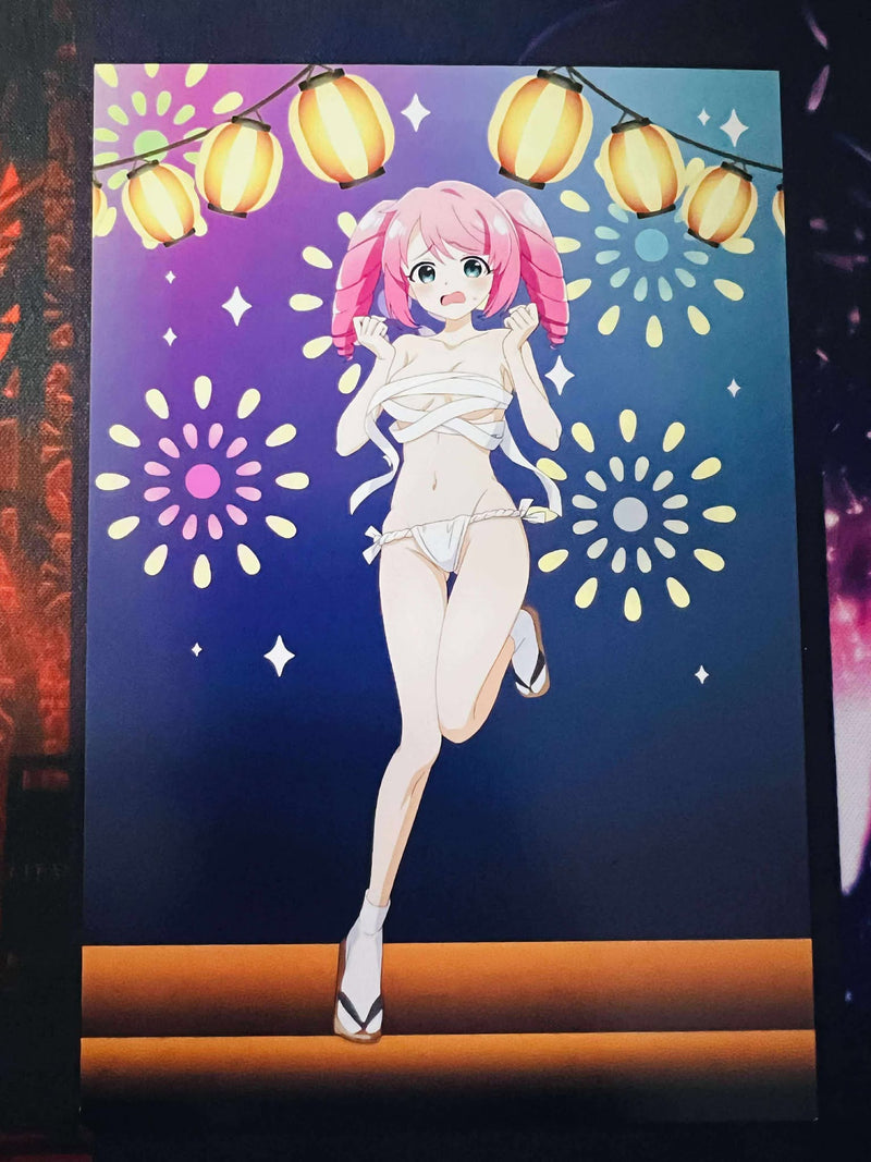 Gushing over Magical Girls Magia Magenta Post card