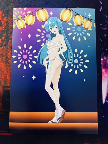 Gushing over Magical Girls Magia Azul Post card