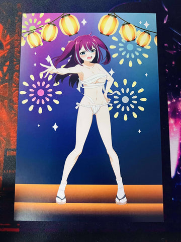 Gushing over Magical Girls Loco Musica Post card