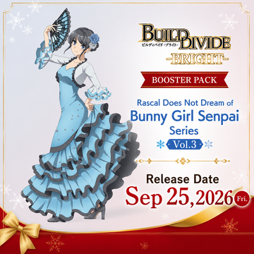 Build Divide Bunny Girl Senpai Vol.3 booster box Case pre-order