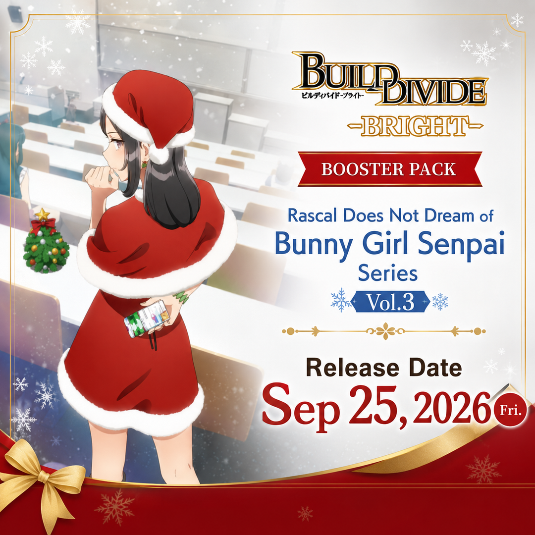 Build Divide Bunny Girl Senpai Vol.3 booster box pre-order